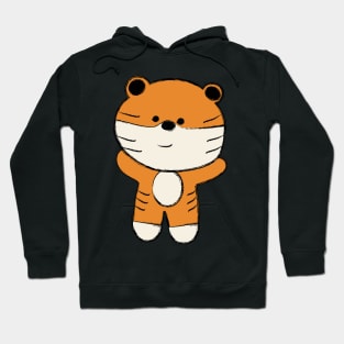 Cute Cartoon Tiger Hoodie